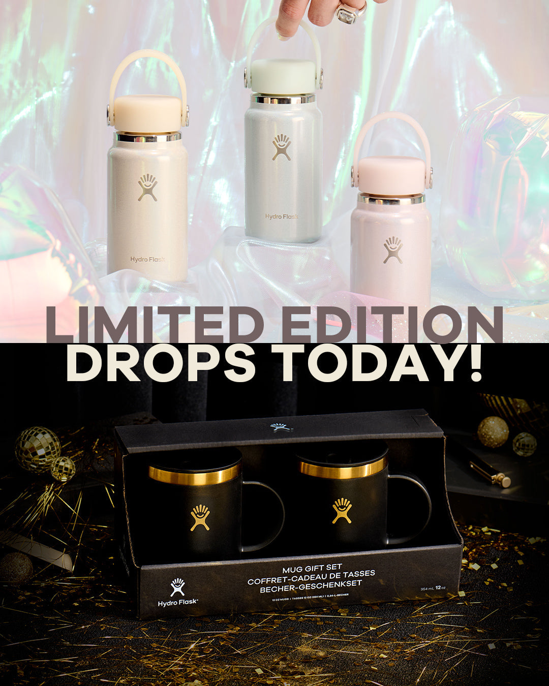 本日発売！Hydro Flask 冬の限定コレクション「Glimmer」&「Semi