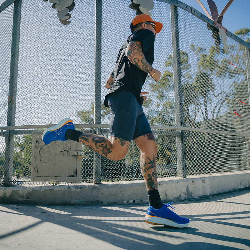 Topo Athletic ATMOS - Blue/Orange - MENS トポアスレチック アトモス メンズ ランニングシューズ