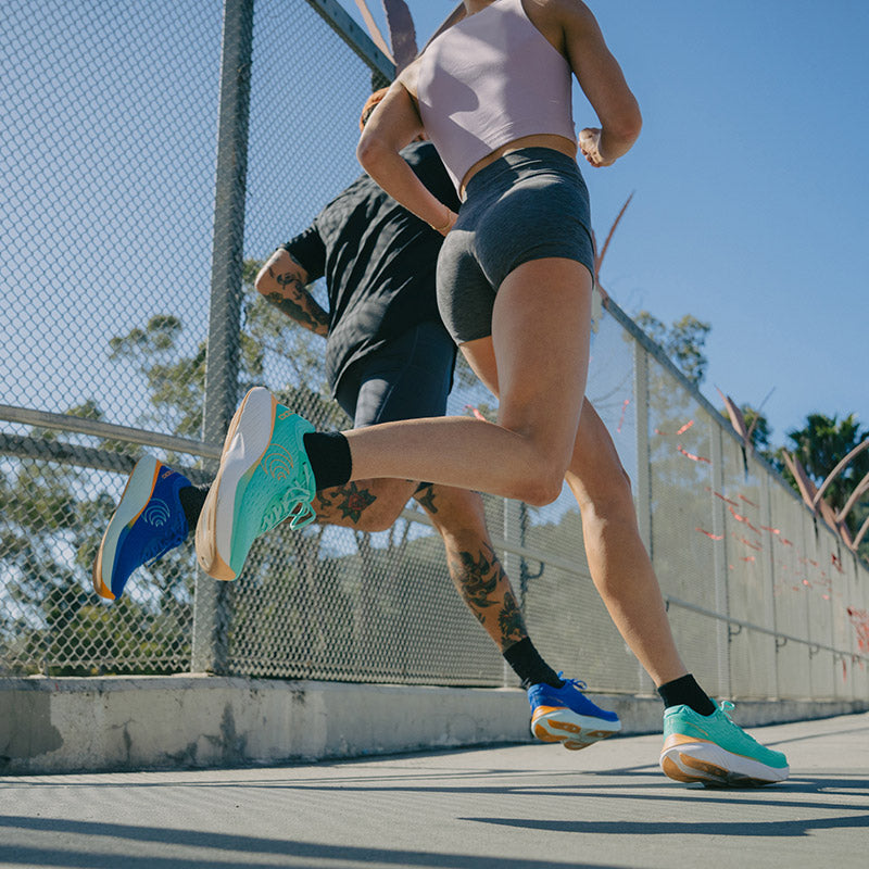Topo Athletic ATMOS - Blue/Orange - MENS トポアスレチック アトモス メンズ ランニングシューズ