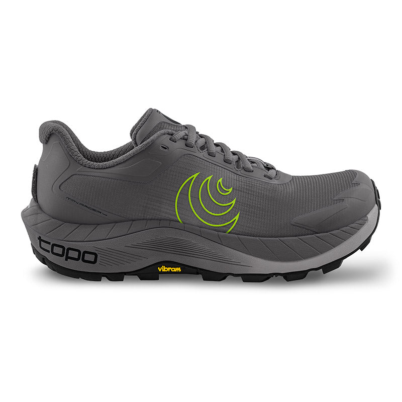 Topo Athletic MTN RACER 4 - Grey/Lime - MENS トポアスレチック エムティーエヌレーサー4 メンズ トレイルシューズ