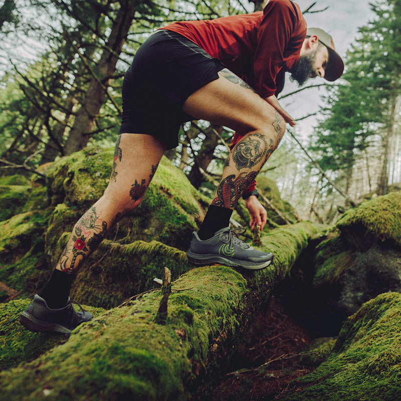 Topo Athletic MTN RACER 4 - Grey/Lime - MENS トポアスレチック エムティーエヌレーサー4 メンズ トレイルシューズ