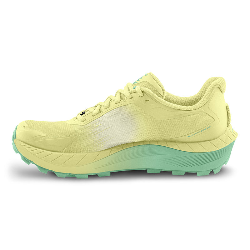 Topo Athletic MTN RACER 4 - Yellow/Green - WOMENS トポアスレチック エムティーエヌレーサー4 ウィメンズ トレイルシューズ