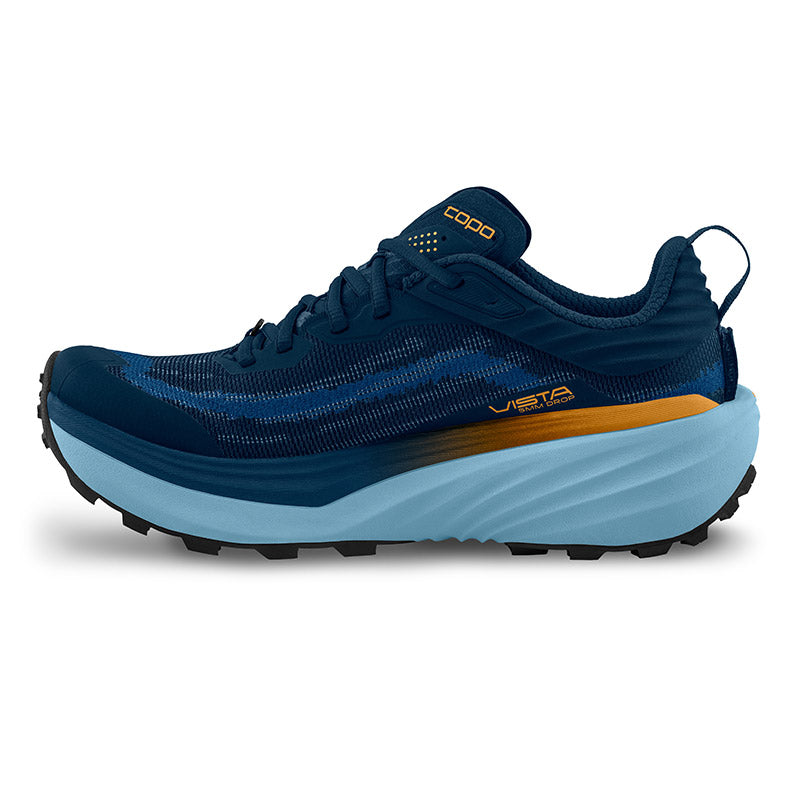 Topo Athletic VISTA - Navy/Orange - MENS トポアスレチック ヴィスタ メンズ トレイルシューズ