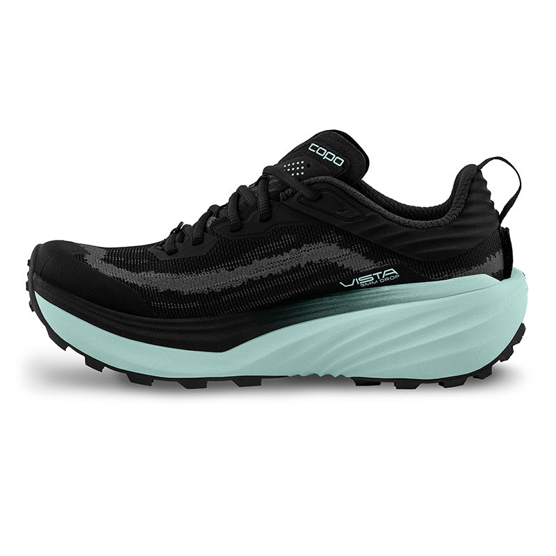 Topo Athletic VISTA - Black/Mint - MENS トポアスレチック ヴィスタ ウィメンズ トレイルシューズ