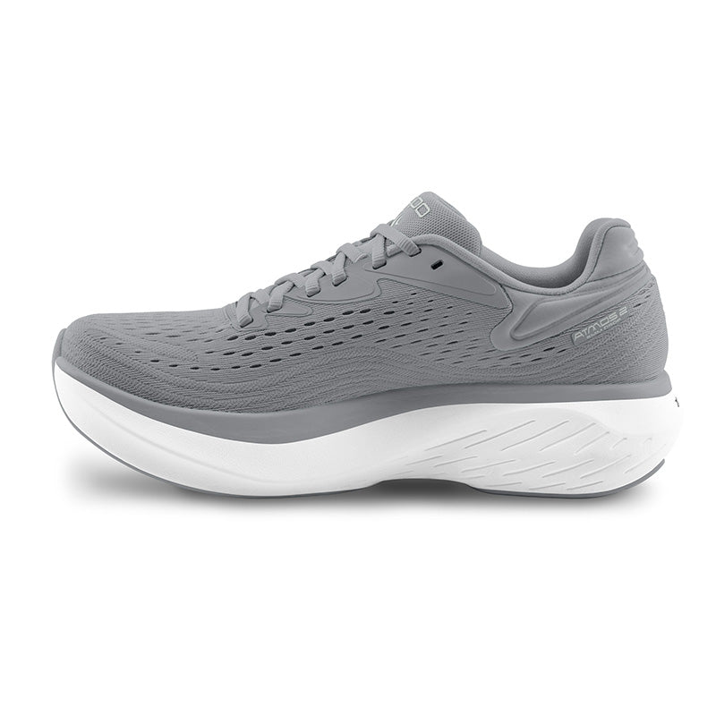 Topo Athletic ATMOS 2 - Grey/Grey - MENS トポアスレチック