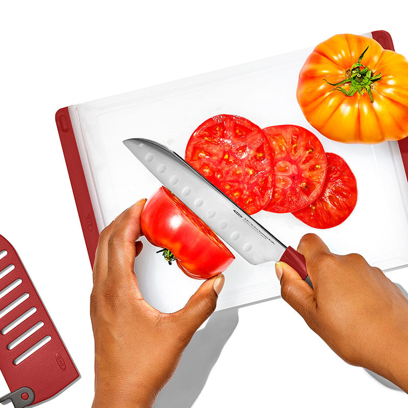 OXO Outdoor オクソーアウトドア サントクナイフ(カバー付) - 14cm