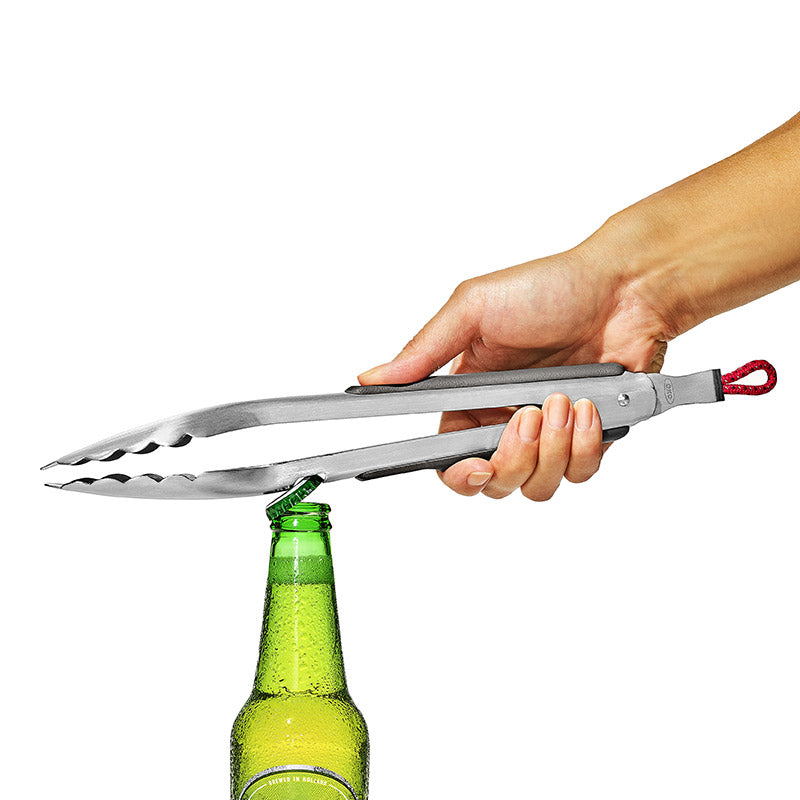 OXO Outdoor オクソーアウトドア ステンレストング(ボトルオープナー付) - 27cm