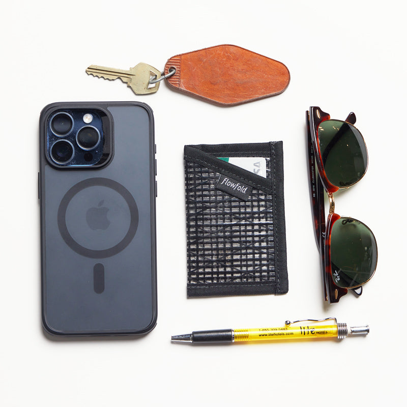 Flowfold Recycled Sailcloth Minimalist - Card Holder Wallet フローフォールド リサイクルセイルクロス ミニマリスト カードホルダー ウォレット