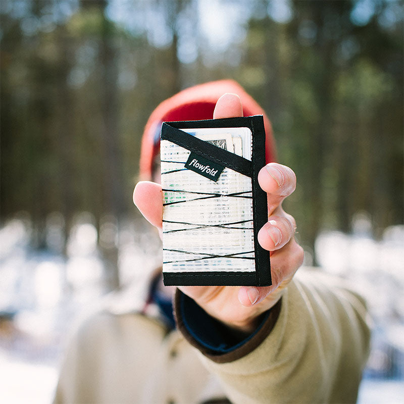 Flowfold Recycled Sailcloth Minimalist - Card Holder Wallet フローフォールド リサイクルセイルクロス ミニマリスト カードホルダー ウォレット