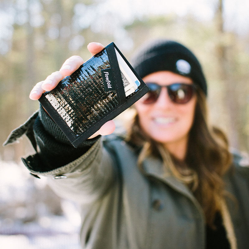 Flowfold Recycled Sailcloth Minimalist - Card Holder Wallet フローフォールド リサイクルセイルクロス ミニマリスト カードホルダー ウォレット