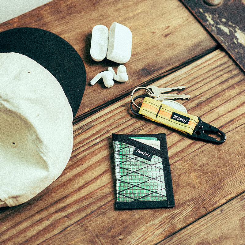 Flowfold Recycled Sailcloth Minimalist - Card Holder Wallet フローフォールド リサイクルセイルクロス ミニマリスト カードホルダー ウォレット