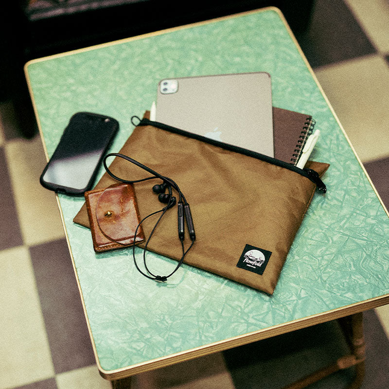 Flowfold Voyager - Zipper Pouch - Large フローフォールド ボイジャー ジッパー ポーチ ラージ
