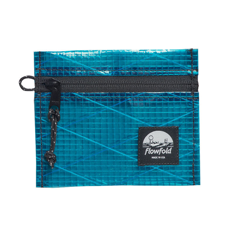 Flowfold Recycled Sailcloth Voyager - Zipper Pouch - Small フローフォールド リサイクルセイルクロス　ボイジャーポーチ スモール