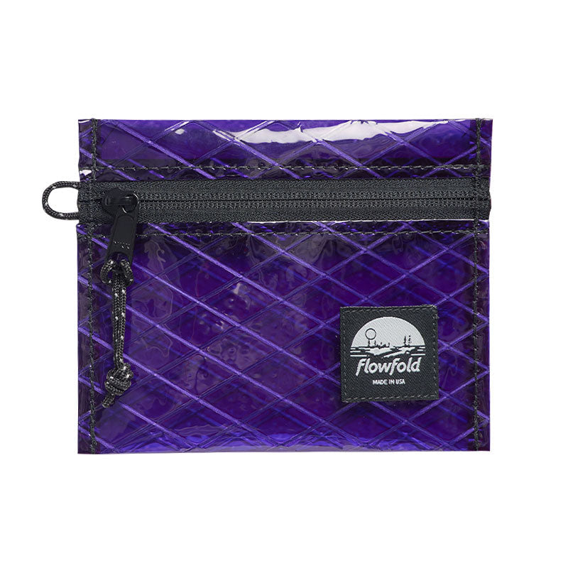 Flowfold Recycled Sailcloth Voyager - Zipper Pouch - Small フローフォールド リサイクルセイルクロス　ボイジャーポーチ スモール