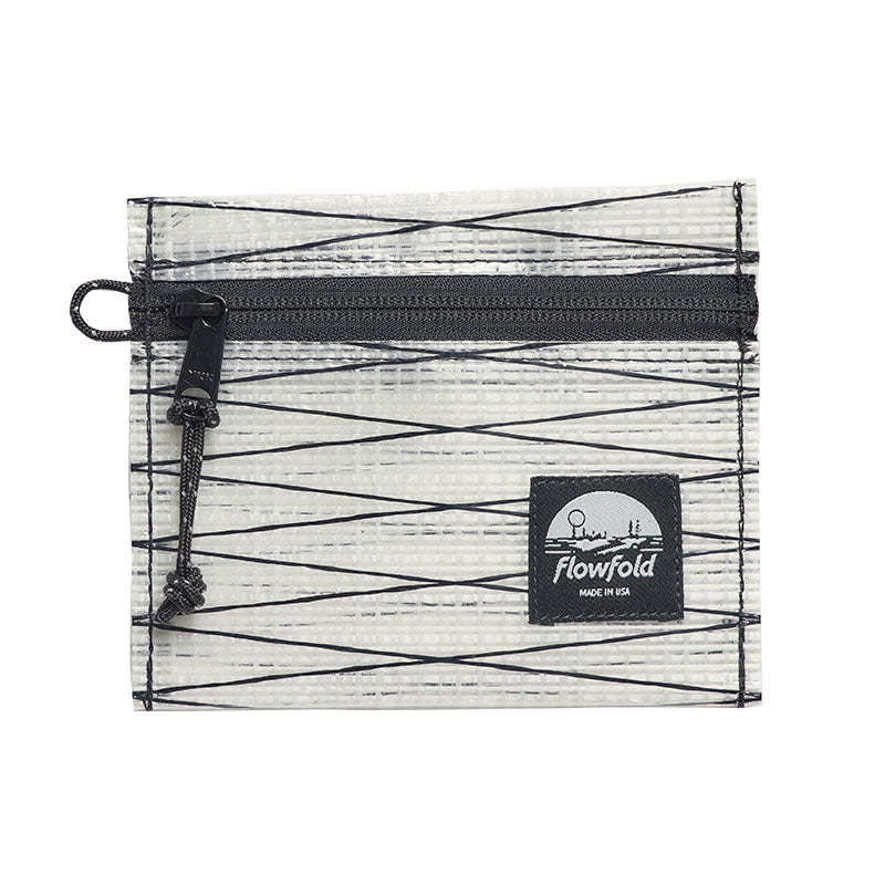 Flowfold Recycled Sailcloth Voyager - Zipper Pouch - Small フローフォールド リサイクルセイルクロス　ボイジャーポーチ スモール