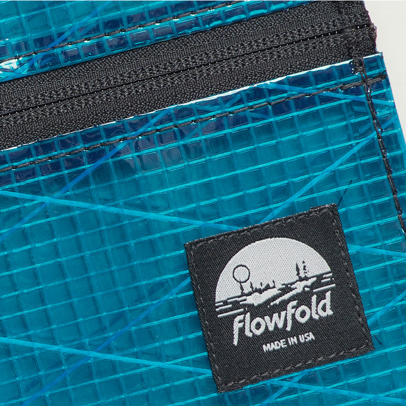 Flowfold Recycled Sailcloth Voyager - Zipper Pouch - Small フローフォールド リサイクルセイルクロス　ボイジャーポーチ スモール