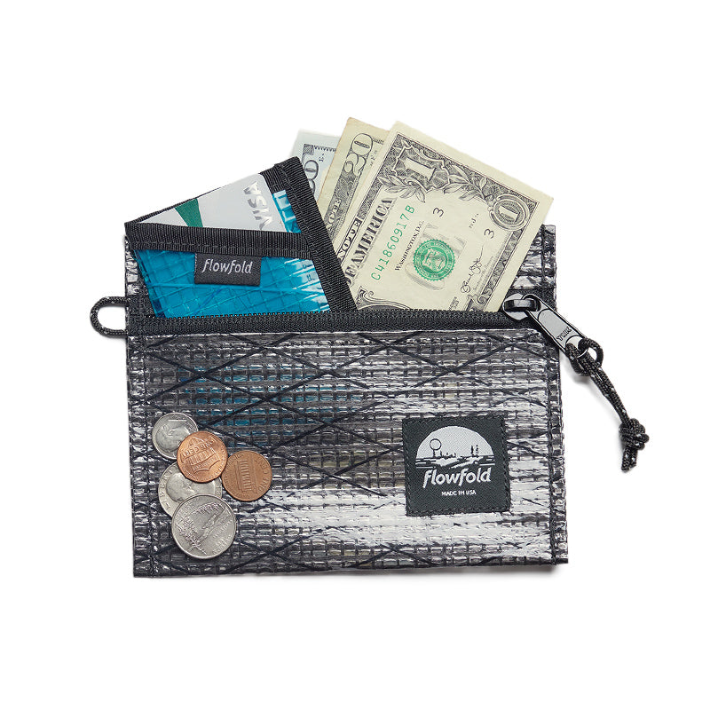 Flowfold Recycled Sailcloth Voyager - Zipper Pouch - Small フローフォールド リサイクルセイルクロス　ボイジャーポーチ スモール