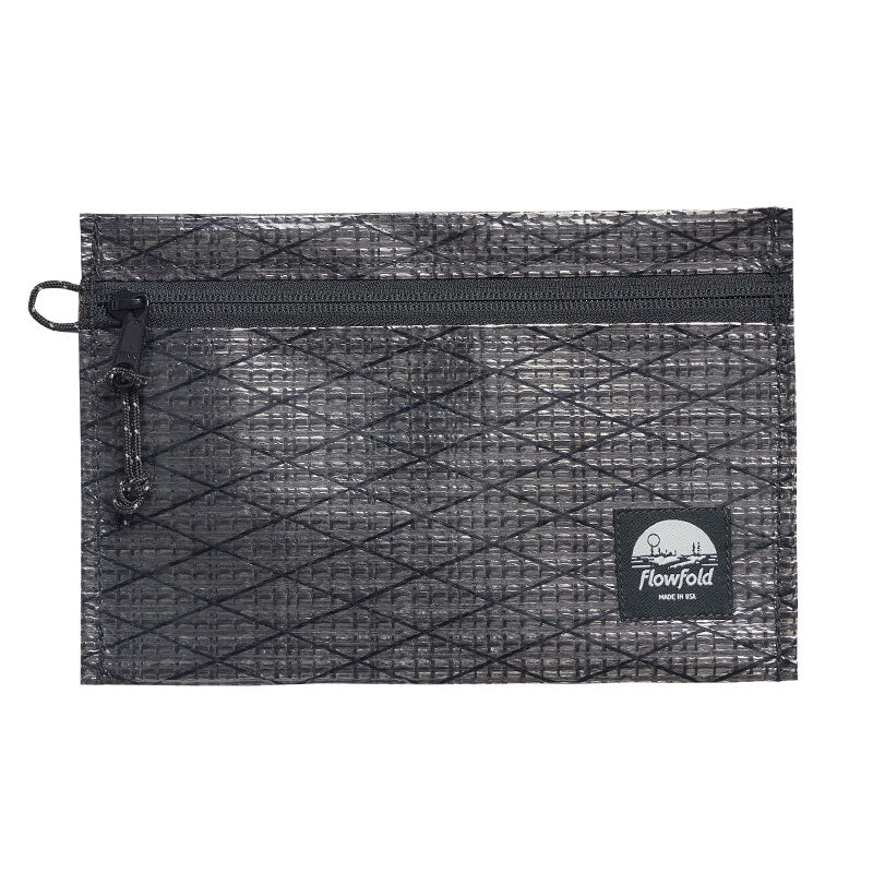 Flowfold Recycled Sailcloth Voyager - Zipper Pouch - Medium フローフォールド リサイクルセイルクロス　ボイジャーポーチ ミディアム