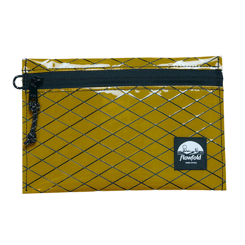 Recycled Sailcloth Voyager - Zipper Pouch - Medium