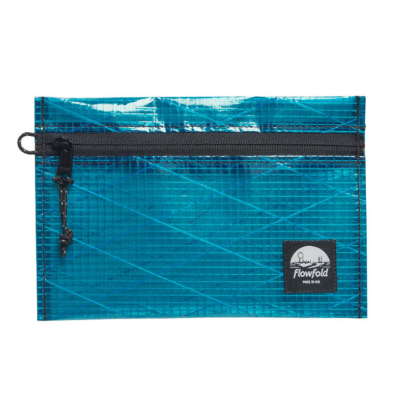 Flowfold Recycled Sailcloth Voyager - Zipper Pouch - Medium フローフォールド リサイクルセイルクロス　ボイジャーポーチ ミディアム