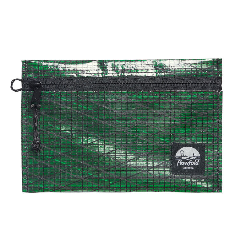 Flowfold Recycled Sailcloth Voyager - Zipper Pouch - Medium フローフォールド リサイクルセイルクロス　ボイジャーポーチ ミディアム