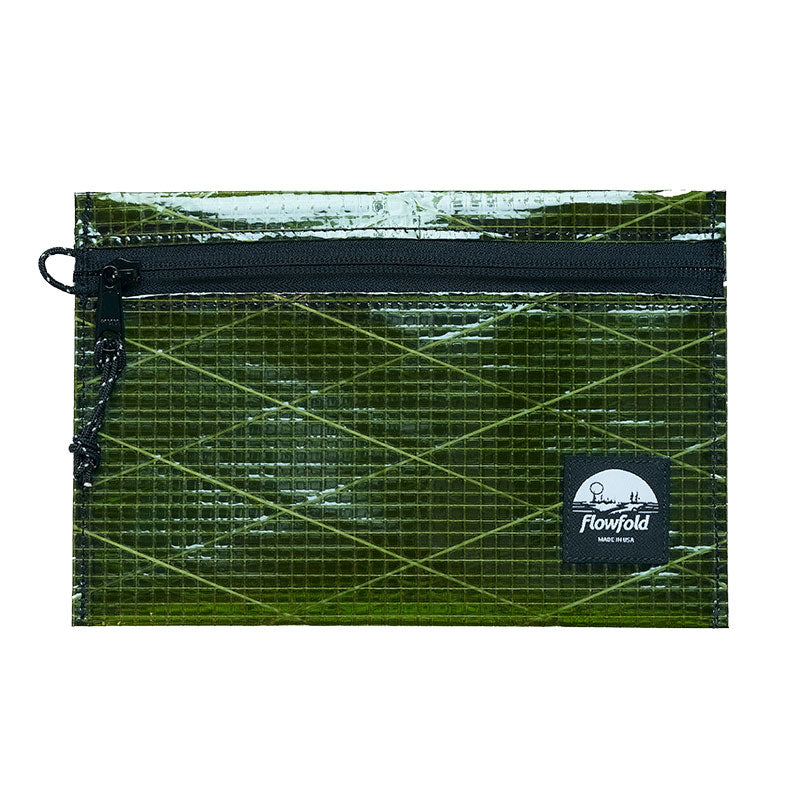 Recycled Sailcloth Voyager - Zipper Pouch - Medium