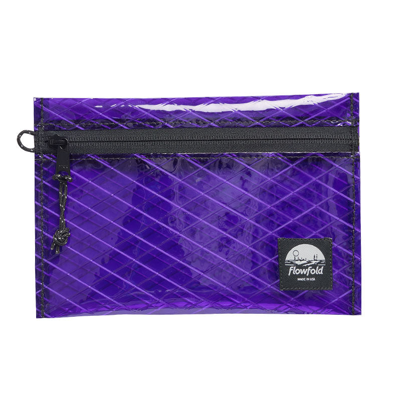 Flowfold Recycled Sailcloth Voyager - Zipper Pouch - Medium フローフォールド リサイクルセイルクロス　ボイジャーポーチ ミディアム