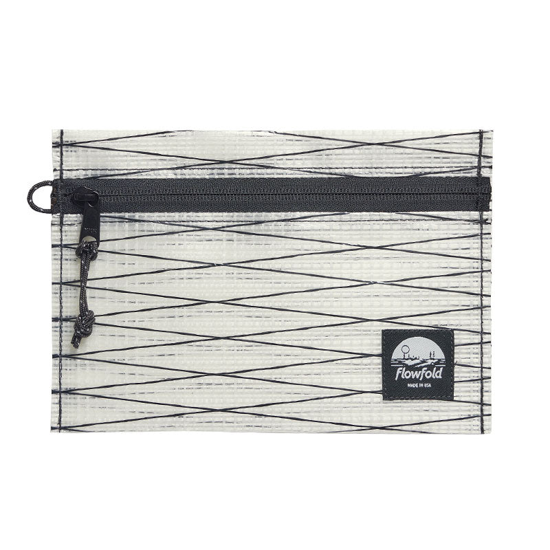 Flowfold Recycled Sailcloth Voyager - Zipper Pouch - Medium フローフォールド リサイクルセイルクロス　ボイジャーポーチ ミディアム