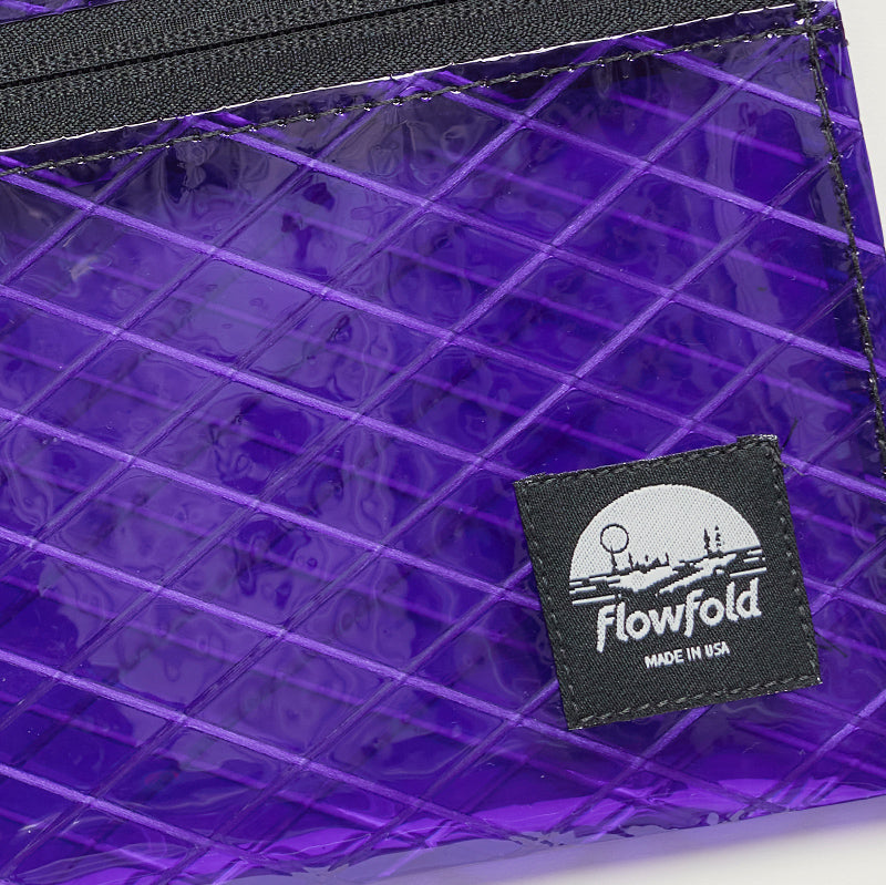 Flowfold Recycled Sailcloth Voyager - Zipper Pouch - Medium フローフォールド リサイクルセイルクロス　ボイジャーポーチ ミディアム