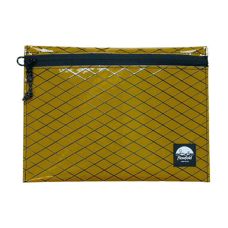 Recycled Sailcloth Voyager - Zipper Pouch - Large