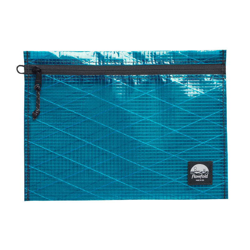 Flowfold Recycled Sailcloth Voyager - Zipper Pouch - Large フローフォールド リサイクルセイルクロス　ボイジャーポーチ ラージ