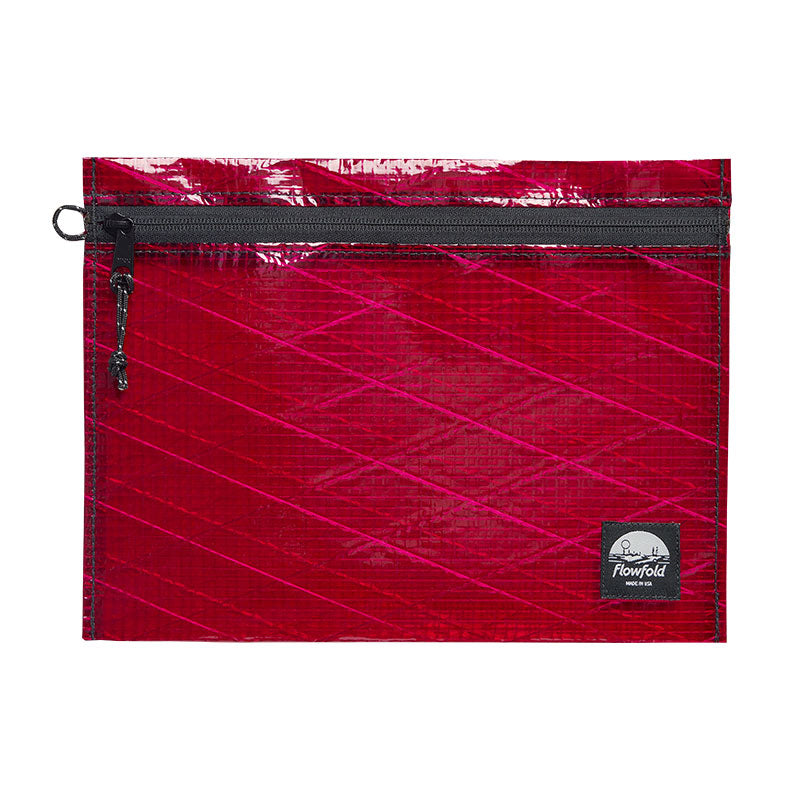 Flowfold Recycled Sailcloth Voyager - Zipper Pouch - Large フローフォールド リサイクルセイルクロス　ボイジャーポーチ ラージ