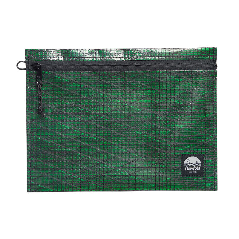 Flowfold Recycled Sailcloth Voyager - Zipper Pouch - Large フローフォールド リサイクルセイルクロス　ボイジャーポーチ ラージ