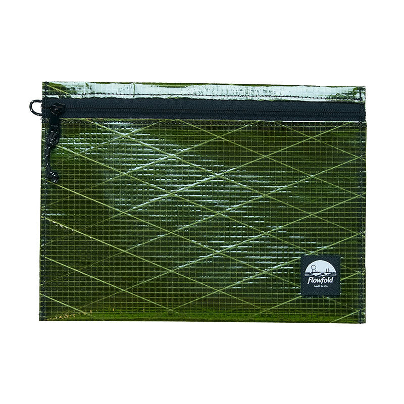 Recycled Sailcloth Voyager - Zipper Pouch - Large