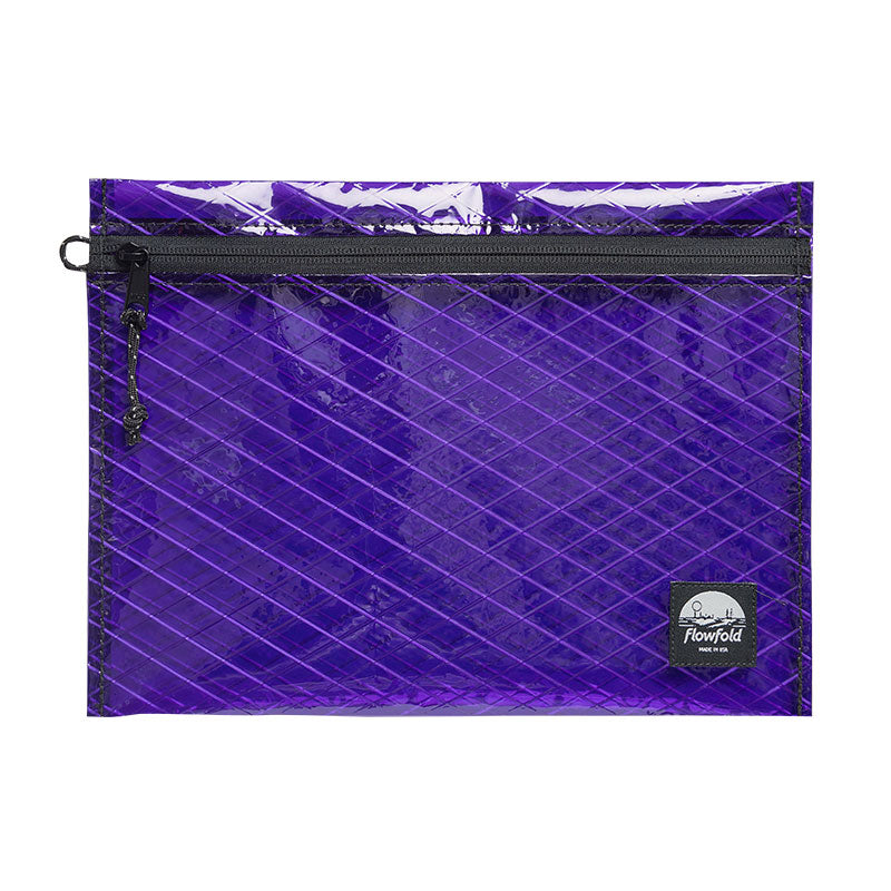 Flowfold Recycled Sailcloth Voyager - Zipper Pouch - Large フローフォールド リサイクルセイルクロス　ボイジャーポーチ ラージ