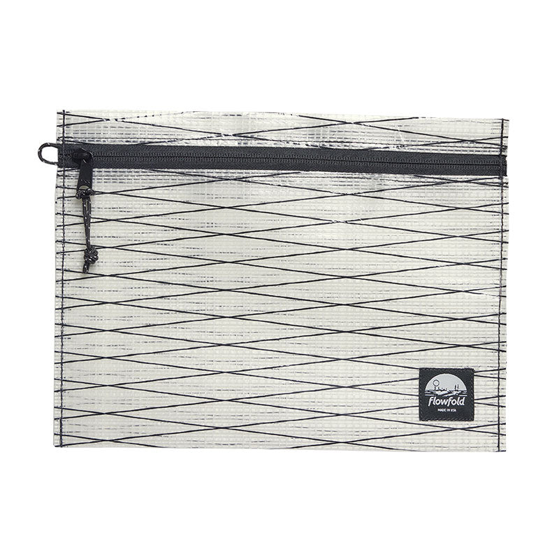 Flowfold Recycled Sailcloth Voyager - Zipper Pouch - Large フローフォールド リサイクルセイルクロス　ボイジャーポーチ ラージ