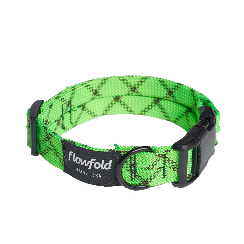 Flowfold Recycled Rope Dog Collar - Medium フローフォールド リサイクルロープ ドッグコーラー ミディアム