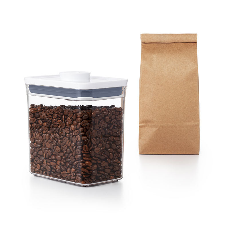 OXO Good Grips オクソーグッドグリップス ポップコンテナ レクタングル（ショート）