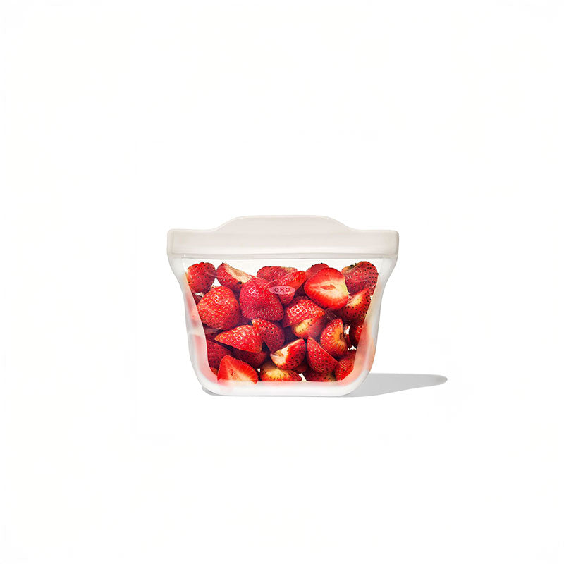 OXO Good Grips オクソーグッドグリップス シリコンスタンドバッグS - オートミール