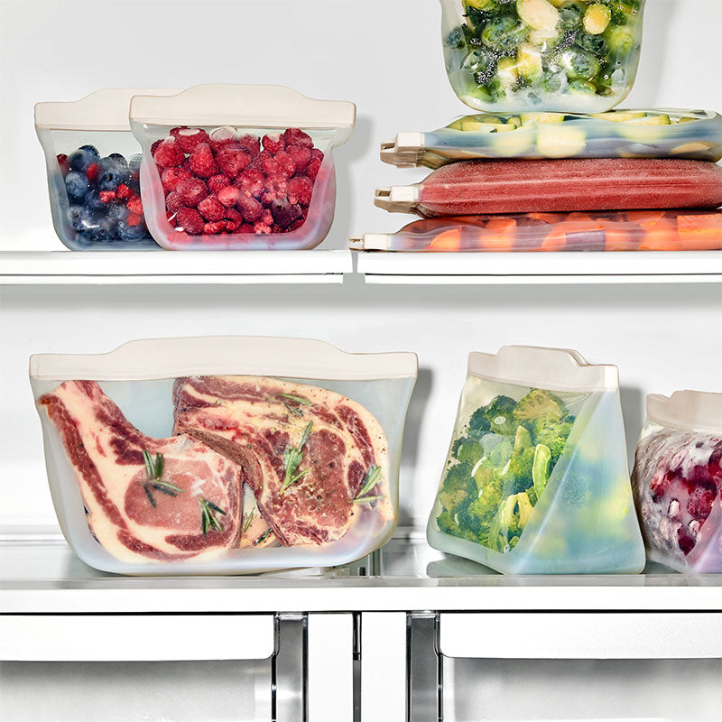 OXO Good Grips オクソーグッドグリップス シリコンスタンドバッグS - オートミール