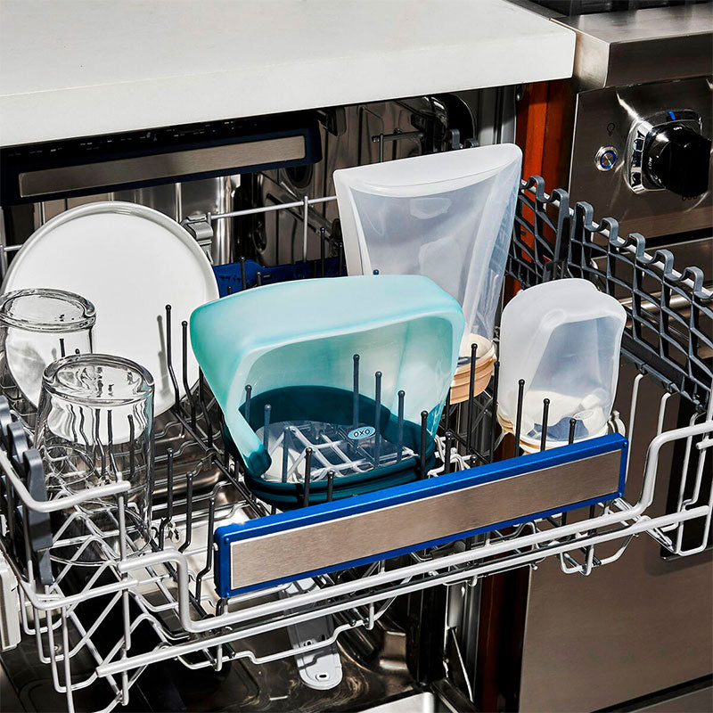 OXO Good Grips オクソーグッドグリップス シリコンスタンドバッグM - オートミール