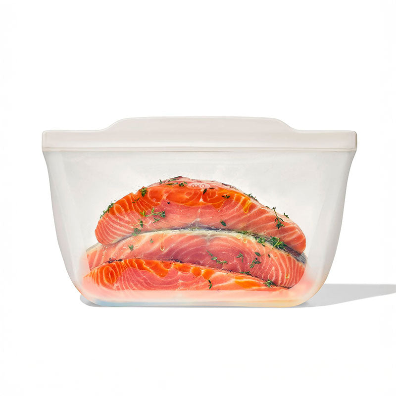 OXO Good Grips オクソーグッドグリップス シリコンスタンドバッグL - オートミール