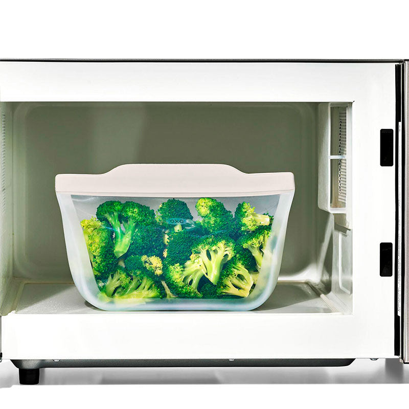 OXO Good Grips オクソーグッドグリップス シリコンスタンドバッグL - オートミール