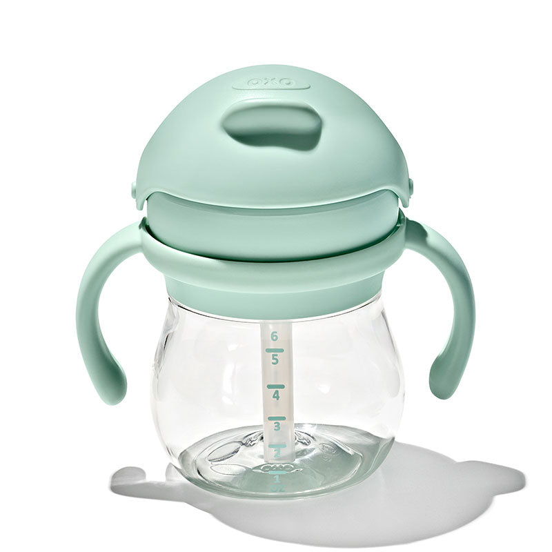 OXO Tot オクソートット ハンドル付ストローカップ - オパール