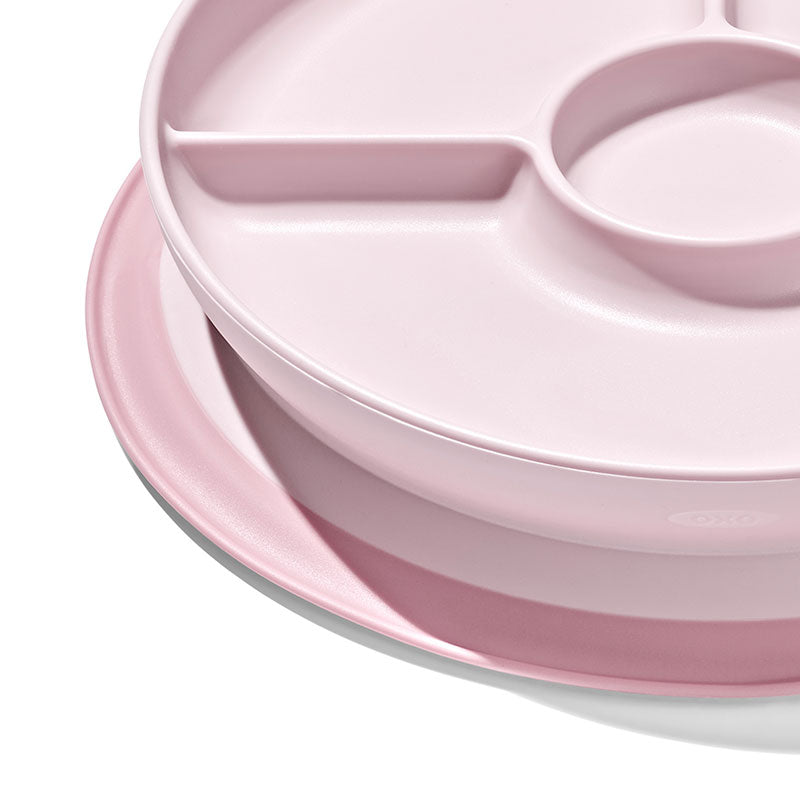 OXO Tot オクソートット くっつく ランチプレート - ブロッサム