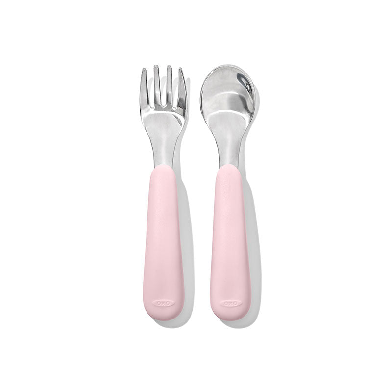 OXO Tot オクソートット ケース付 フォーク&スプーンセット - ブロッサム