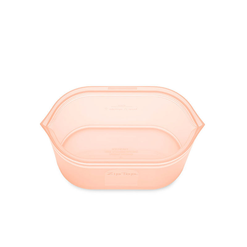 Zip Top ジップトップ ディッシュ S - ピーチ