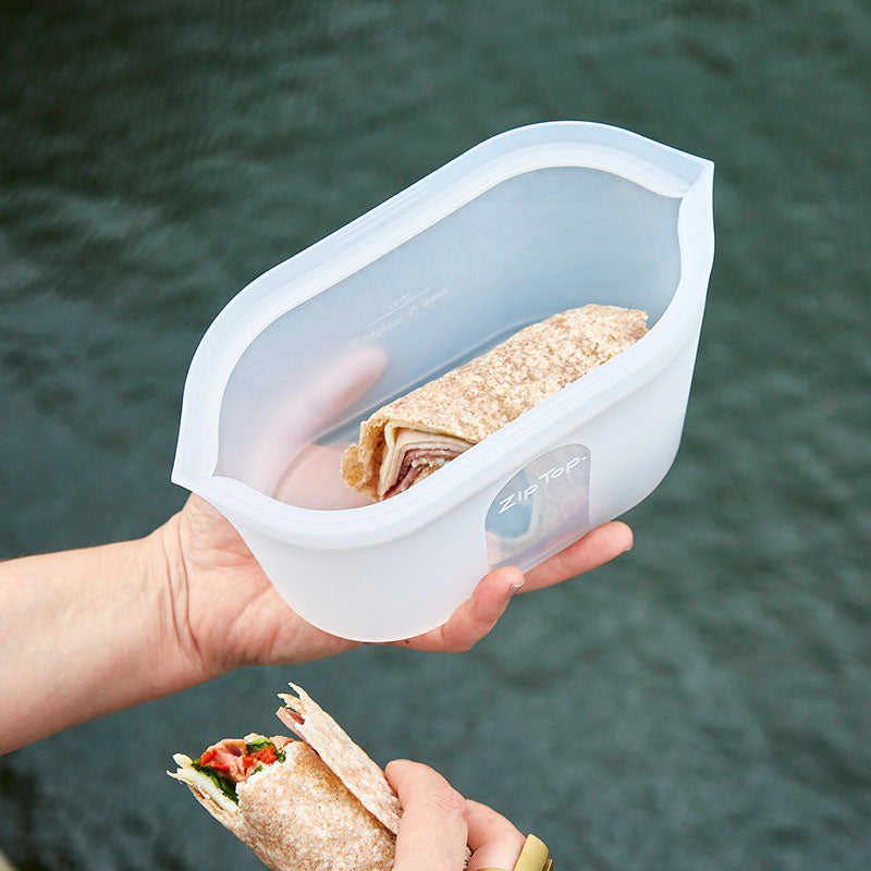 Zip Top ジップトップ ディッシュ M - ピーチ