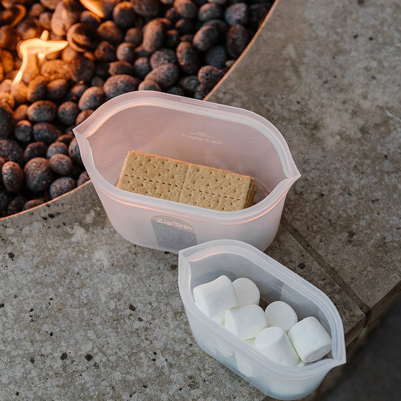 Zip Top ジップトップ ディッシュ M - ピーチ