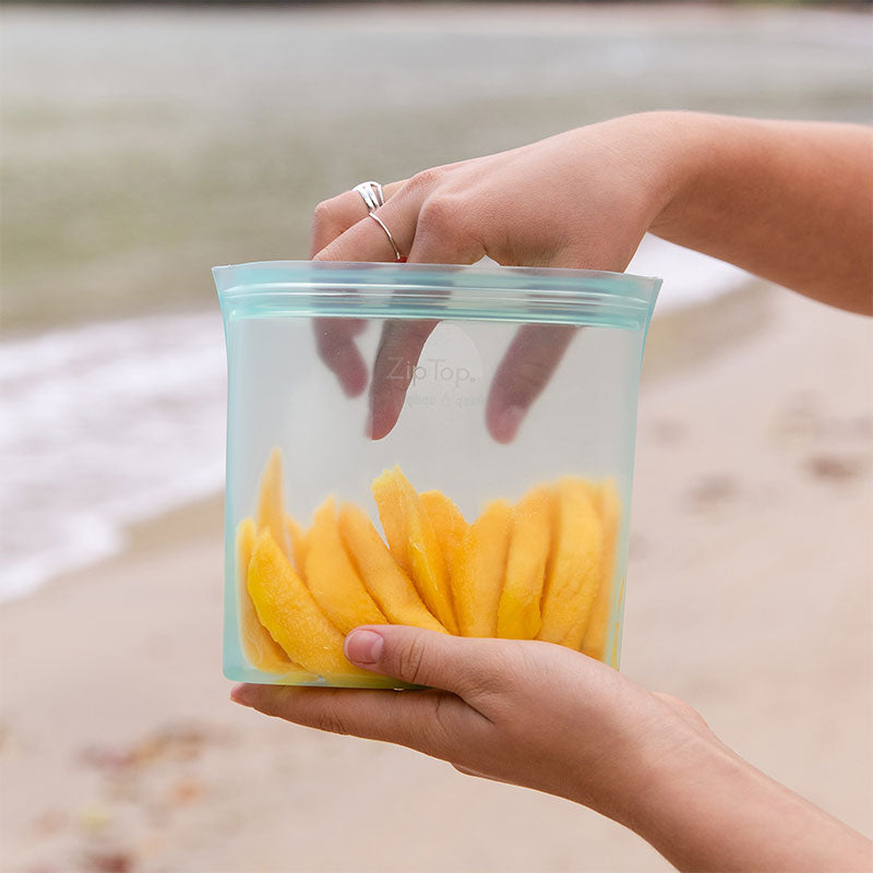 Zip Top ジップトップ バッグ サンドイッチ - ティール